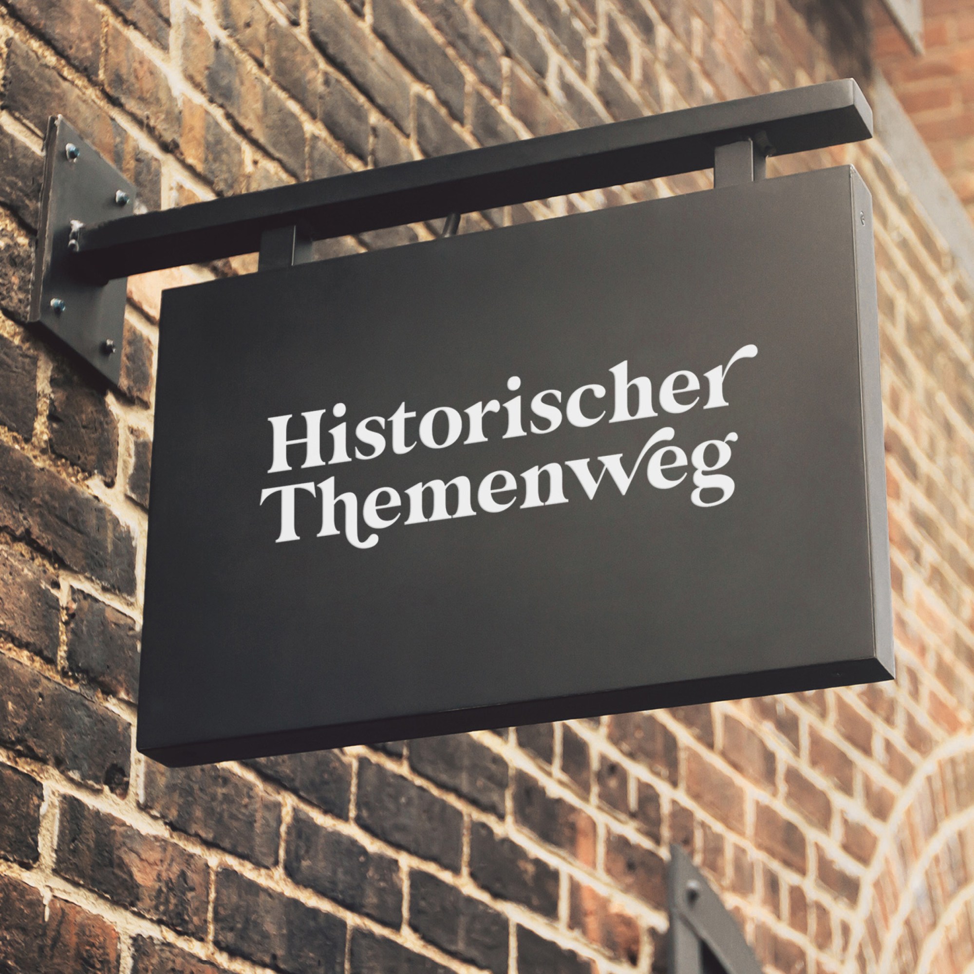 Corporate Design und Beschilderungkonzept, Historischer Themenweg