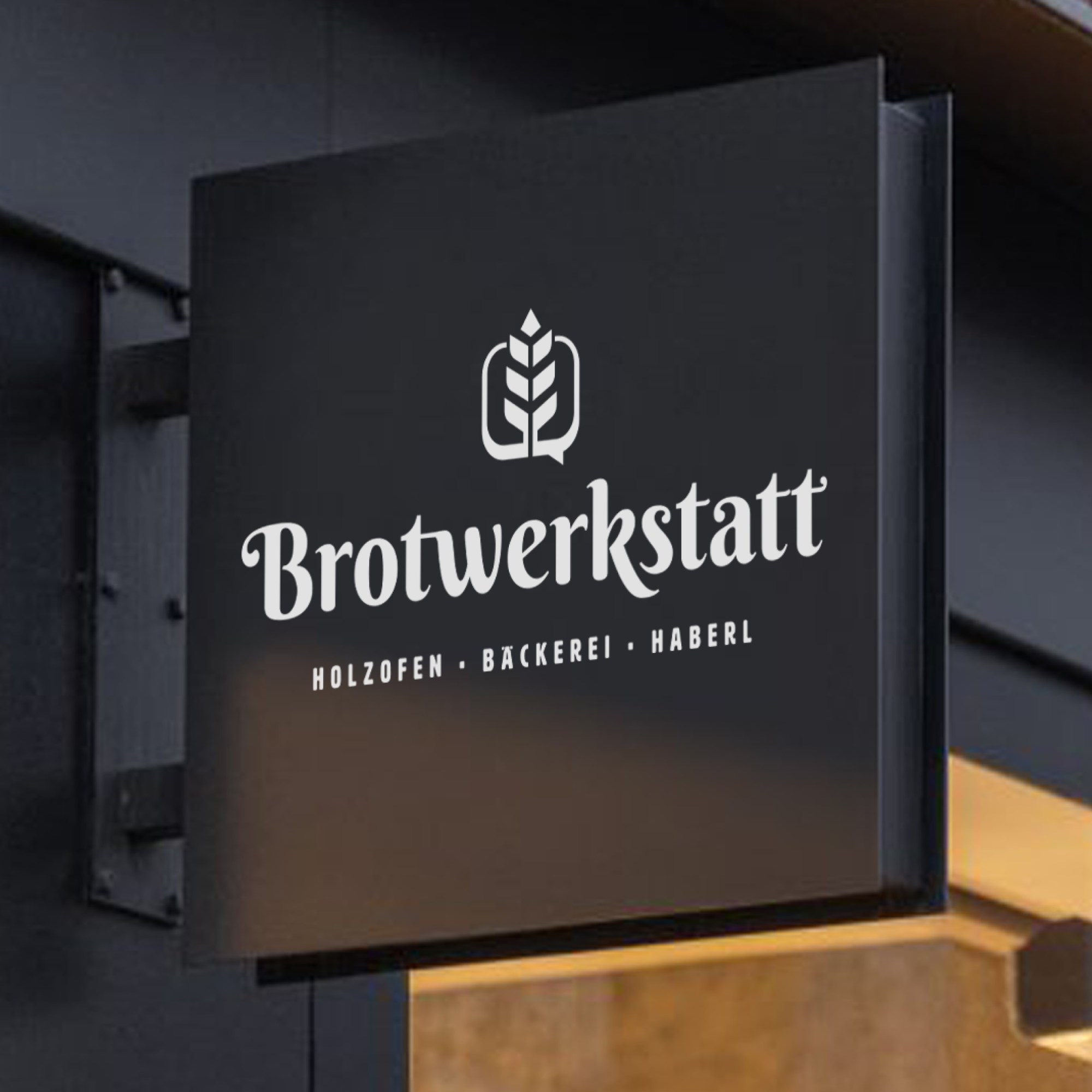 Corporate Design und Branding, Bäckerei Brotwerkstatt Haberl